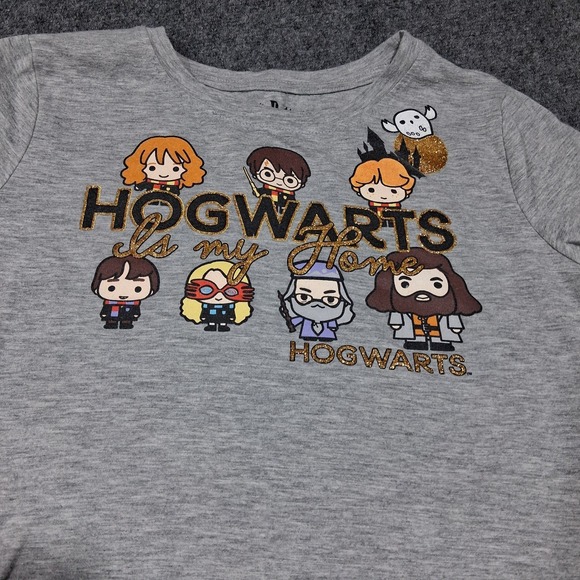Two Harry Potter Girls Size‎ XL 14/16 Short Sleeve T Shirt 1.Red 2.Gray - Picture 6 of 14
